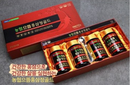 CAO HỒNG SÂM HÀNG NỘI ĐỊA HÀN QUỐC Ginseng Nonghyup 240g x 4 Chai - Hình ảnh 6